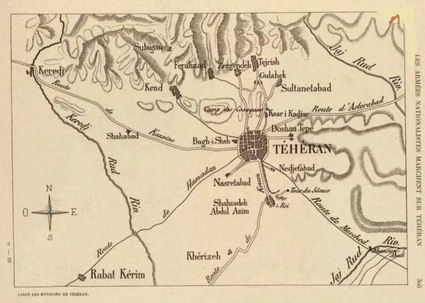 نقشه طهران در سال 1277 خورشیدی را ببینید