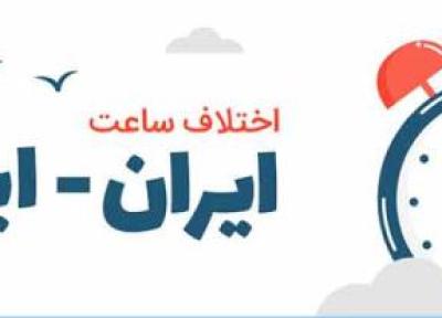 اختلاف ساعت ایران و ایتالیا
